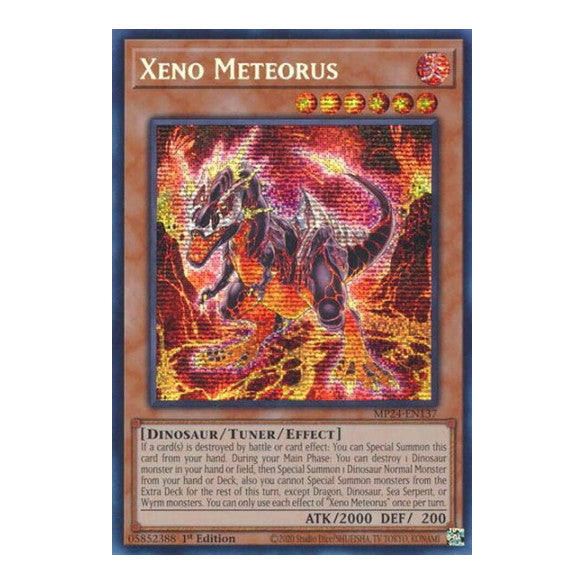 Xeno Meteorus (MP24) #MP24-EN137 Prismatic Secret Rare (1st Edition Near Mint) 25th Anniversary Tin: Dueling Mirrors YuGiOh: 2024
