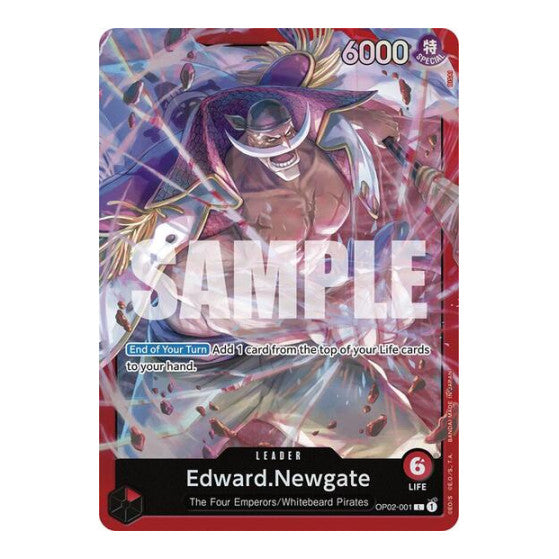Edward.Newgate (OP02-001) (ST-15) #OP02-001 Leader (Foil Near Mint) Starter Deck 15: RED Edward.Newgate One Piece Card Game: 2024