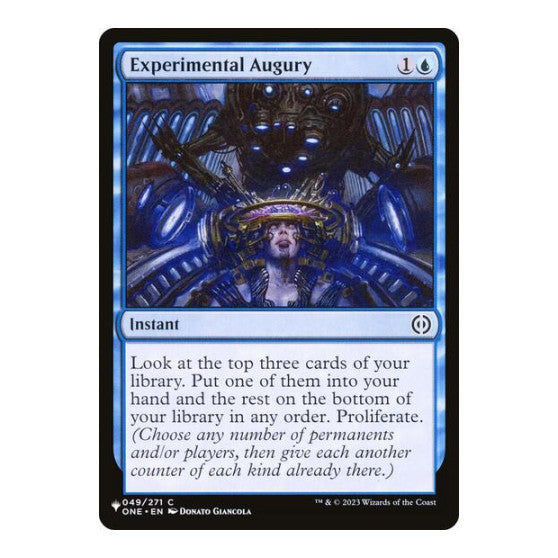 Experimental Augury (LIST) #049/271 Common (Lightly Played) The List Reprints Magic: The Gathering: 2026