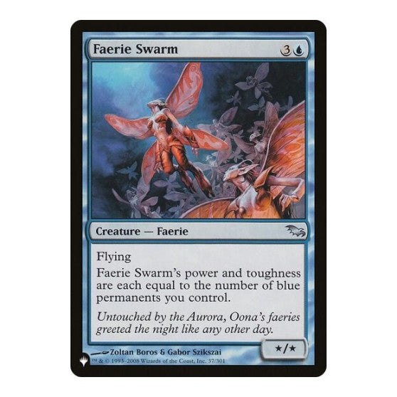 Faerie Swarm (LIST) #37/301 Uncommon (Lightly Played) The List Reprints Magic: The Gathering: 2026