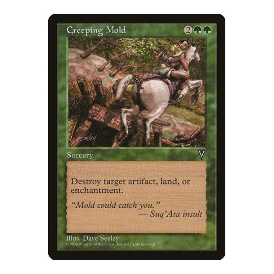 Creeping Mold (VIS) #103 Uncommon (Moderately Played) Visions Magic: The Gathering: 1997