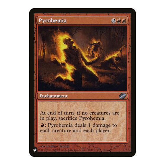 Pyrohemia (LIST) #119/165 Uncommon (Near Mint) The List Reprints Magic: The Gathering: 2026