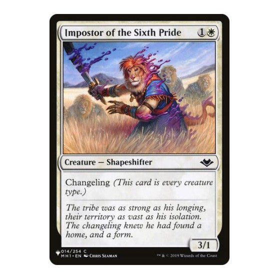 Impostor of the Sixth Pride (LIST) #14 Common (Lightly Played) The List Reprints Magic: The Gathering: 2026