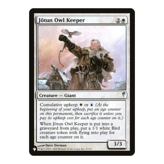 Jotun Owl Keeper (LIST) #9/155 Uncommon (Lightly Played) The List Reprints Magic: The Gathering: 2026