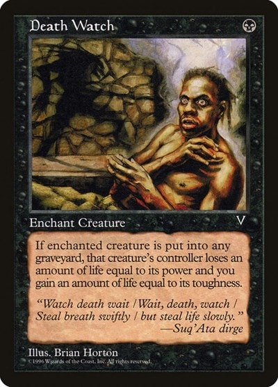 Death Watch (VIS) #57 Common Visions Magic: The Gathering: 1997