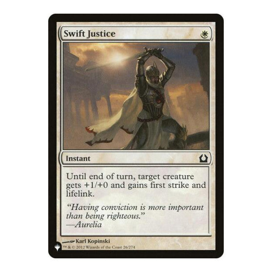 Swift Justice (LIST) #26/274 Common (Lightly Played) The List Reprints Magic: The Gathering: 2026
