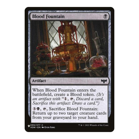 Blood Fountain (LIST) #095/277 Common (Lightly Played) The List Reprints Magic: The Gathering: 2026