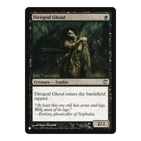 Diregraf Ghoul (LIST) #97/264 Uncommon (Lightly Played) The List Reprints Magic: The Gathering: 2026
