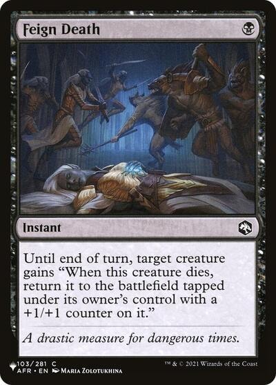 Feign Death (LIST) #103/281 Common (Lightly Played) The List Reprints Magic: The Gathering: 2026