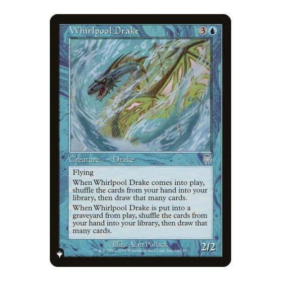 Whirlpool Drake (LIST) #34/143 Uncommon (Lightly Played) The List Reprints Magic: The Gathering: 2026