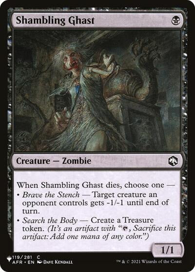 Shambling Ghast (LIST) #119/281 Common (Lightly Played) The List Reprints Magic: The Gathering: 2026