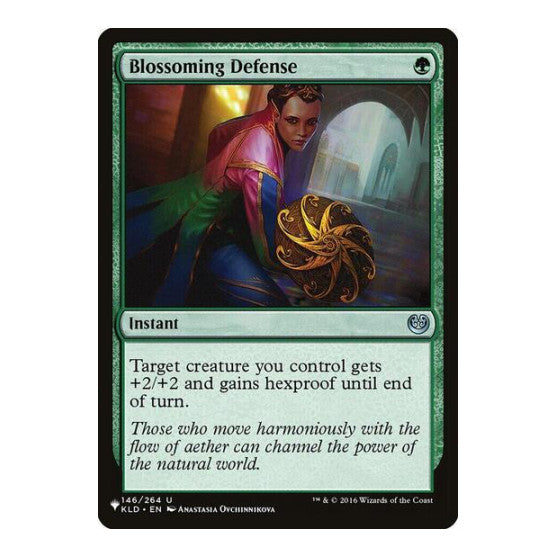 Blossoming Defense (LIST) #146/264 Uncommon (Lightly Played) The List Reprints Magic: The Gathering: 2026