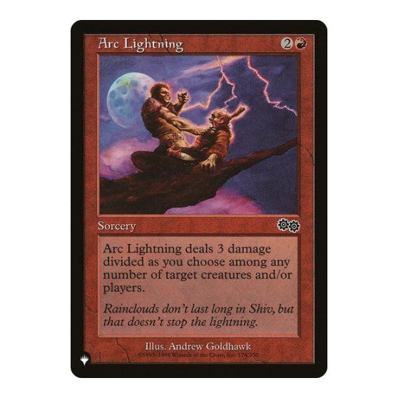 Arc Lightning (LIST) #174/350 Common (Lightly Played) The List Reprints Magic: The Gathering: 2026