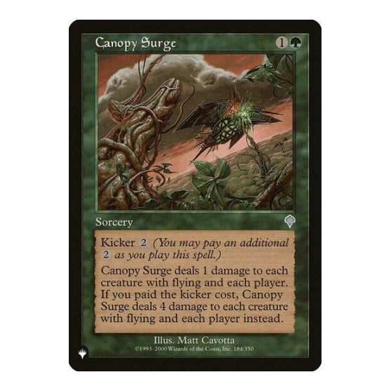 Canopy Surge (LIST) #184/350 Uncommon (Lightly Played) The List Reprints Magic: The Gathering: 2026