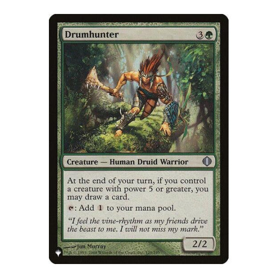 Drumhunter (LIST) #129/249 Uncommon (Lightly Played) The List Reprints Magic: The Gathering: 2026