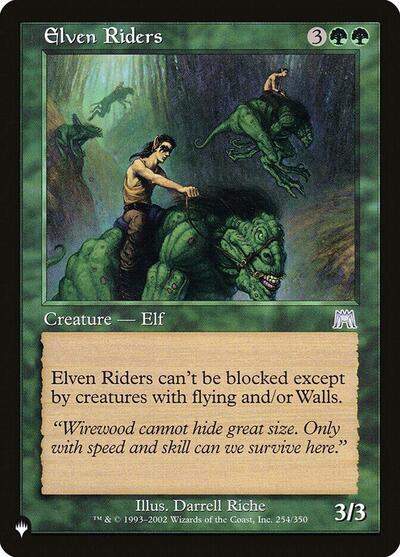 Elven Riders (LIST) #ONS-254 Uncommon (Moderately Played) The List Reprints Magic: The Gathering: 2026