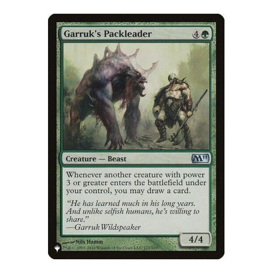 Garruk's Packleader (LIST) #177/249 Uncommon (Lightly Played) The List Reprints Magic: The Gathering: 2026