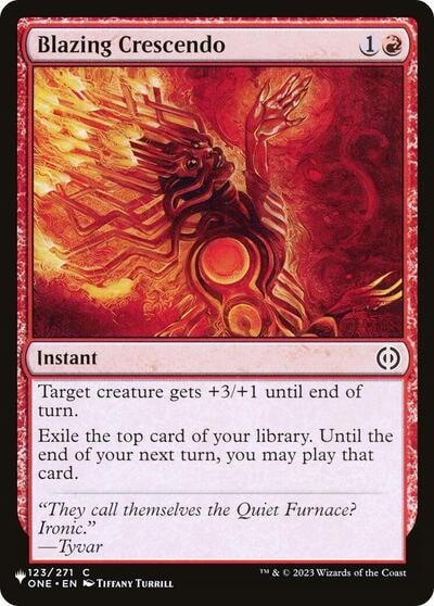 Blazing Crescendo (LIST) #123/271 Common (Lightly Played) The List Reprints Magic: The Gathering: 2026