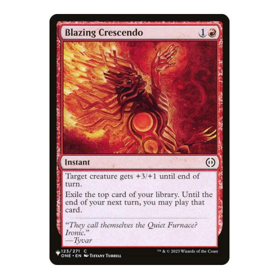 Blazing Crescendo (LIST) #123/271 Common (Lightly Played) The List Reprints Magic: The Gathering: 2026