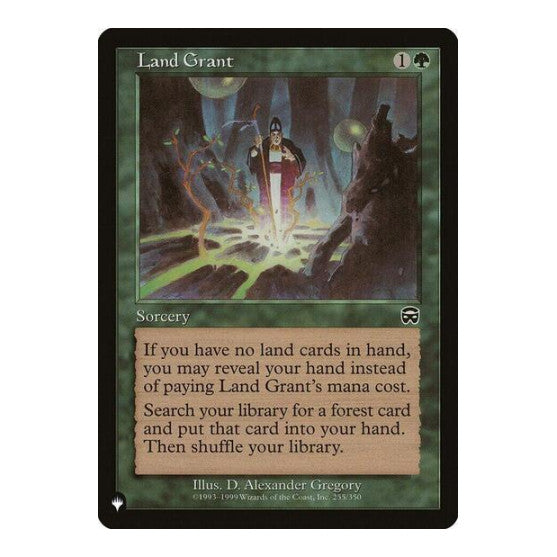 Land Grant (LIST) #255/350 Common (Lightly Played) The List Reprints Magic: The Gathering: 2026