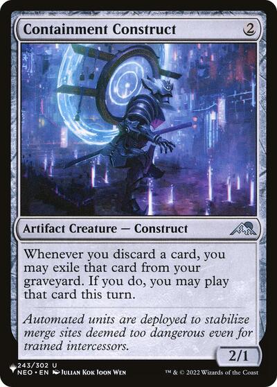 2026 Magic: The List Reprints (LIST) - Containment Construct (#NEO-243, Uncommon) (Lightly Played)