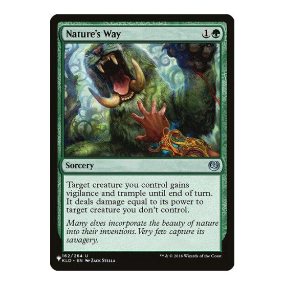 Nature's Way (LIST) #162/264 Uncommon (Lightly Played) The List Reprints Magic: The Gathering: 2026