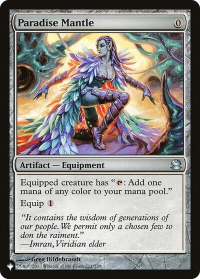 Paradise Mantle (LIST) #211/229 Uncommon (Lightly Played) The List Reprints Magic: The Gathering: 2026