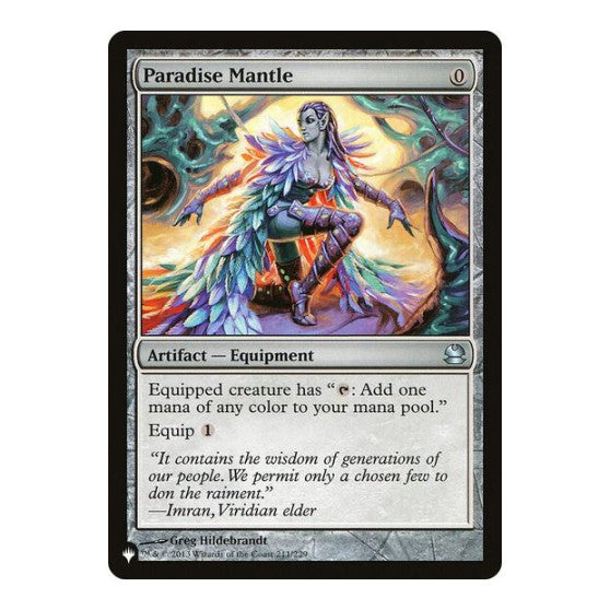 Paradise Mantle (LIST) #211/229 Uncommon (Lightly Played) The List Reprints Magic: The Gathering: 2026