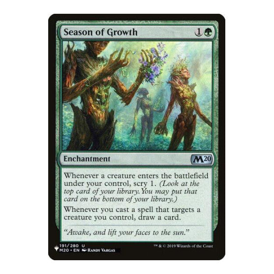 Season of Growth (LIST) #191/280 Uncommon (Lightly Played) The List Reprints Magic: The Gathering: 2026