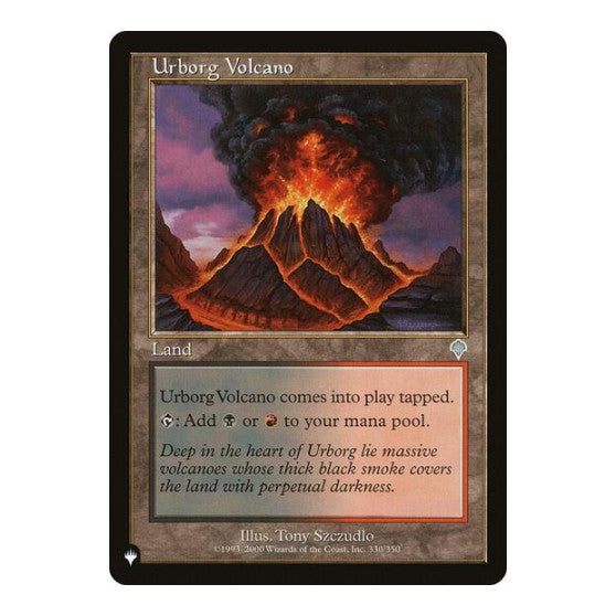 Urborg Volcano (LIST) #330/350 Uncommon (Lightly Played) The List Reprints Magic: The Gathering: 2026