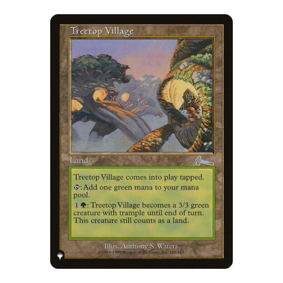 Treetop Village (LIST) #143/143 Uncommon (Lightly Played) The List Reprints Magic: The Gathering: 2026