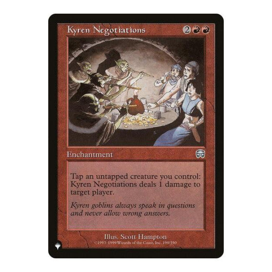 Kyren Negotiations (LIST) #198/350 Uncommon (Lightly Played) The List Reprints Magic: The Gathering: 2026