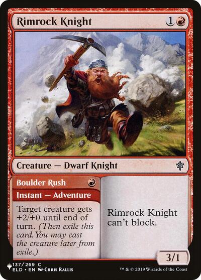 Rimrock Knight (LIST) #ELD-137 Common (Lightly Played) The List Reprints Magic: The Gathering: 2026