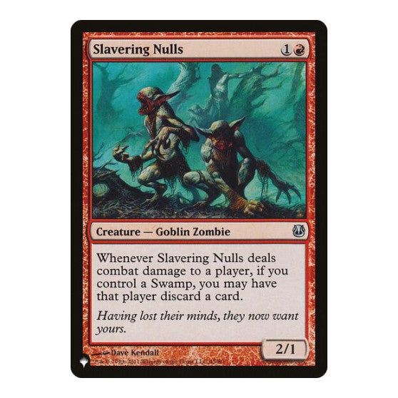Slavering Nulls (LIST) #45/80 Uncommon (Lightly Played) The List Reprints Magic: The Gathering: 2026