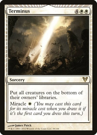Terminus (AVR) #38 Rare (Moderately Played) Avacyn Restored Magic: The Gathering: 2012