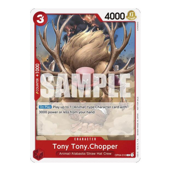 Tony Tony.Chopper (Tournament Pack 2024 Oct.-Dec.) (OP-PR) #OP04-010 Common (Near Mint) One Piece Promotion Cards One Piece Card Game: 2022