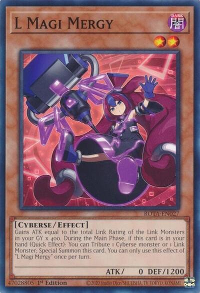 L Magi Mergy (ROTA) #ROTA-EN027 Common (1st Edition Near Mint) Rage of the Abyss YuGiOh: 2024
