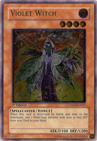 Violet Witch UTR (CRMS) #CRMS-EN097 Ultimate Rare (Unlimited Near Mint) Crimson Crisis YuGiOh: 2009