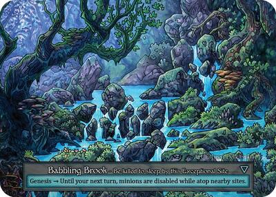 Babbling Brook (ART) Exceptional (Near Mint) Arthurian Legends Sorcery: Contested Realm: 2024