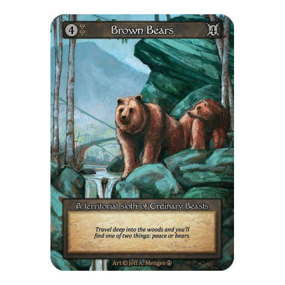Brown Bears (ART) Ordinary (Near Mint) Arthurian Legends Sorcery: Contested Realm: 2024