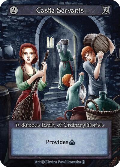 Castle Servants (ART) Ordinary (Near Mint) Arthurian Legends Sorcery: Contested Realm: 2024