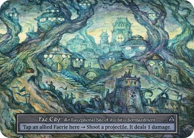 Fae City Foil (ART) Exceptional (Foil Near Mint) Arthurian Legends Sorcery: Contested Realm: 2024