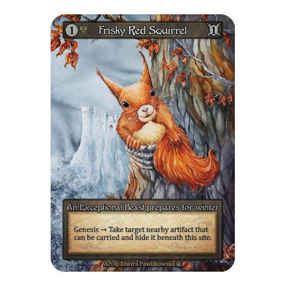 Frisky Red Squirrel (ART) Exceptional (Lightly Played) Arthurian Legends Sorcery: Contested Realm: 2024