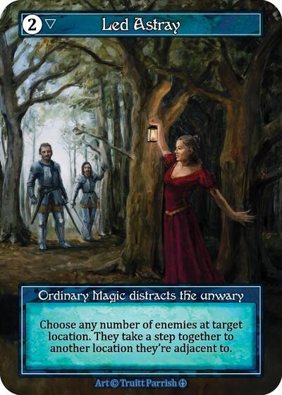 Led Astray (Foil) (ART) Ordinary (Foil Near Mint) Arthurian Legends Sorcery: Contested Realm: 2024