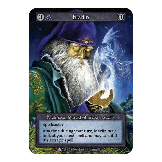Merlin (ART) Unique (Lightly Played) Arthurian Legends Sorcery: Contested Realm: 2024