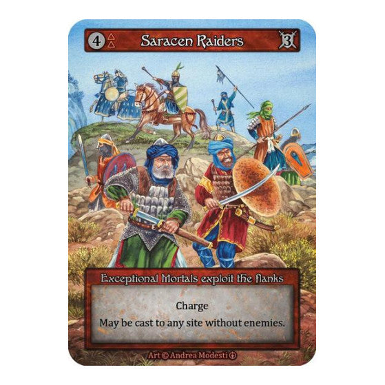 Saracen Raiders (ART) Exceptional (Near Mint) Arthurian Legends Sorcery: Contested Realm: 2024