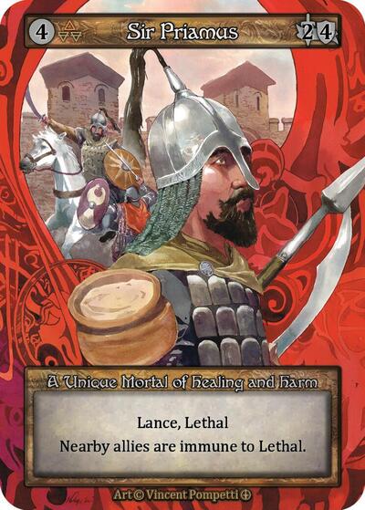 Sir Priamus (ART) Unique (Near Mint) Arthurian Legends Sorcery: Contested Realm: 2024