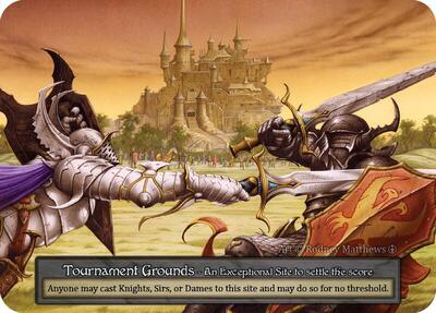 Tournament Grounds (ART) Exceptional (Near Mint) Arthurian Legends Sorcery: Contested Realm: 2024
