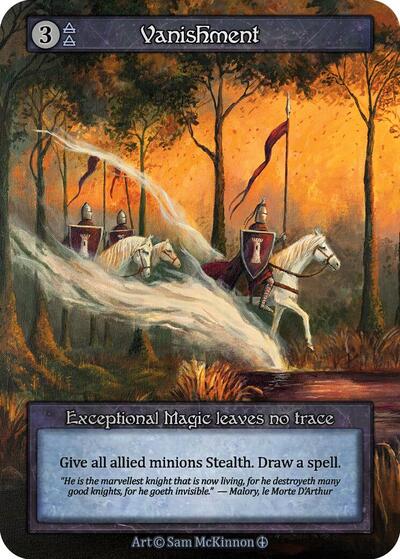 Vanishment (ART) Exceptional (Near Mint) Arthurian Legends Sorcery: Contested Realm: 2024