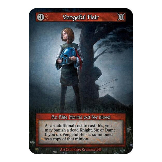 Vengeful Heir (ART) Elite (Lightly Played) Arthurian Legends Sorcery: Contested Realm: 2024